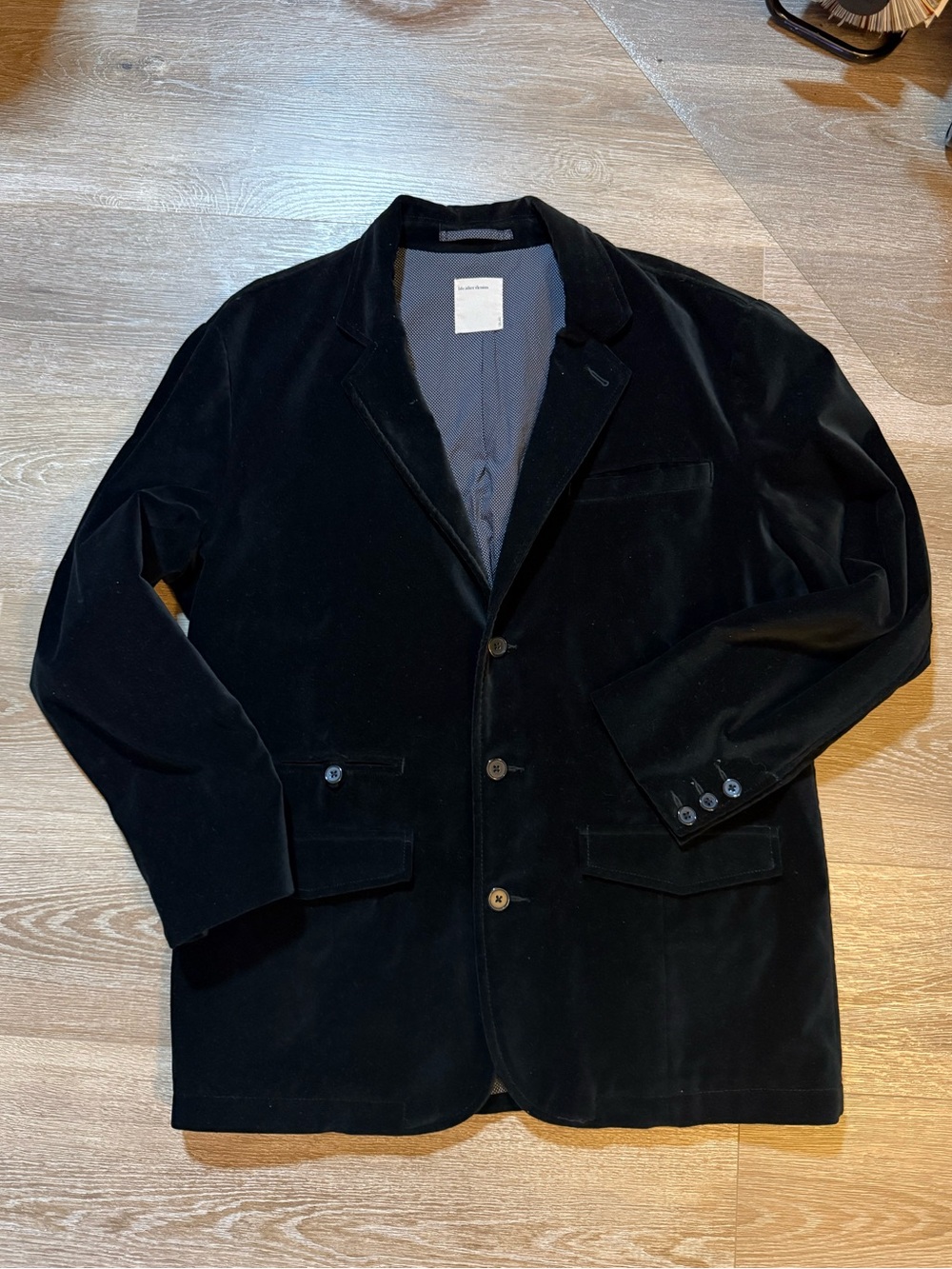 Life After Denim Black Velvet Shirt Jacket